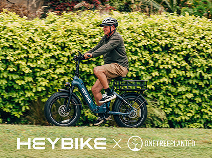 Heybike x One Tree Planted: Green Rides for A Cleaner World